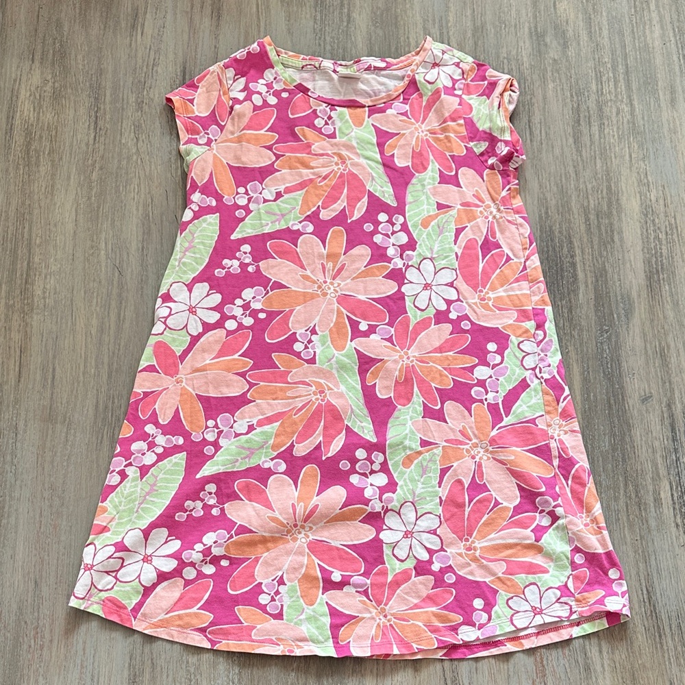 Gymboree Pink and Orange Floral Dress